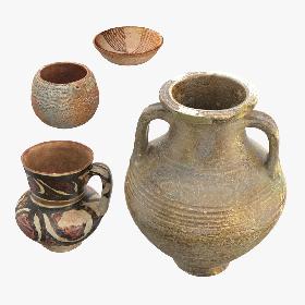 3D model Ancient Saudi Pottery Collection